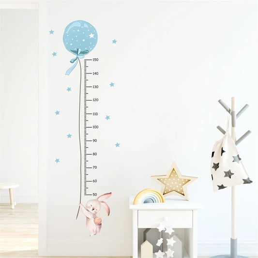 Hase mit Ballon blau Grössentabelle