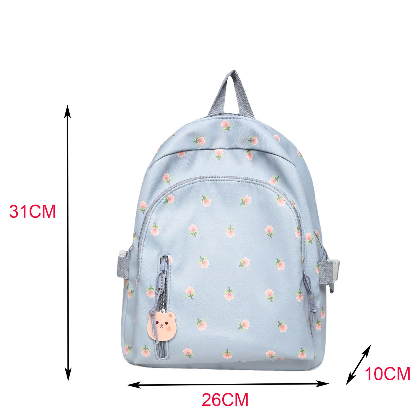 Schulrucksack personalisierbar Blumen
