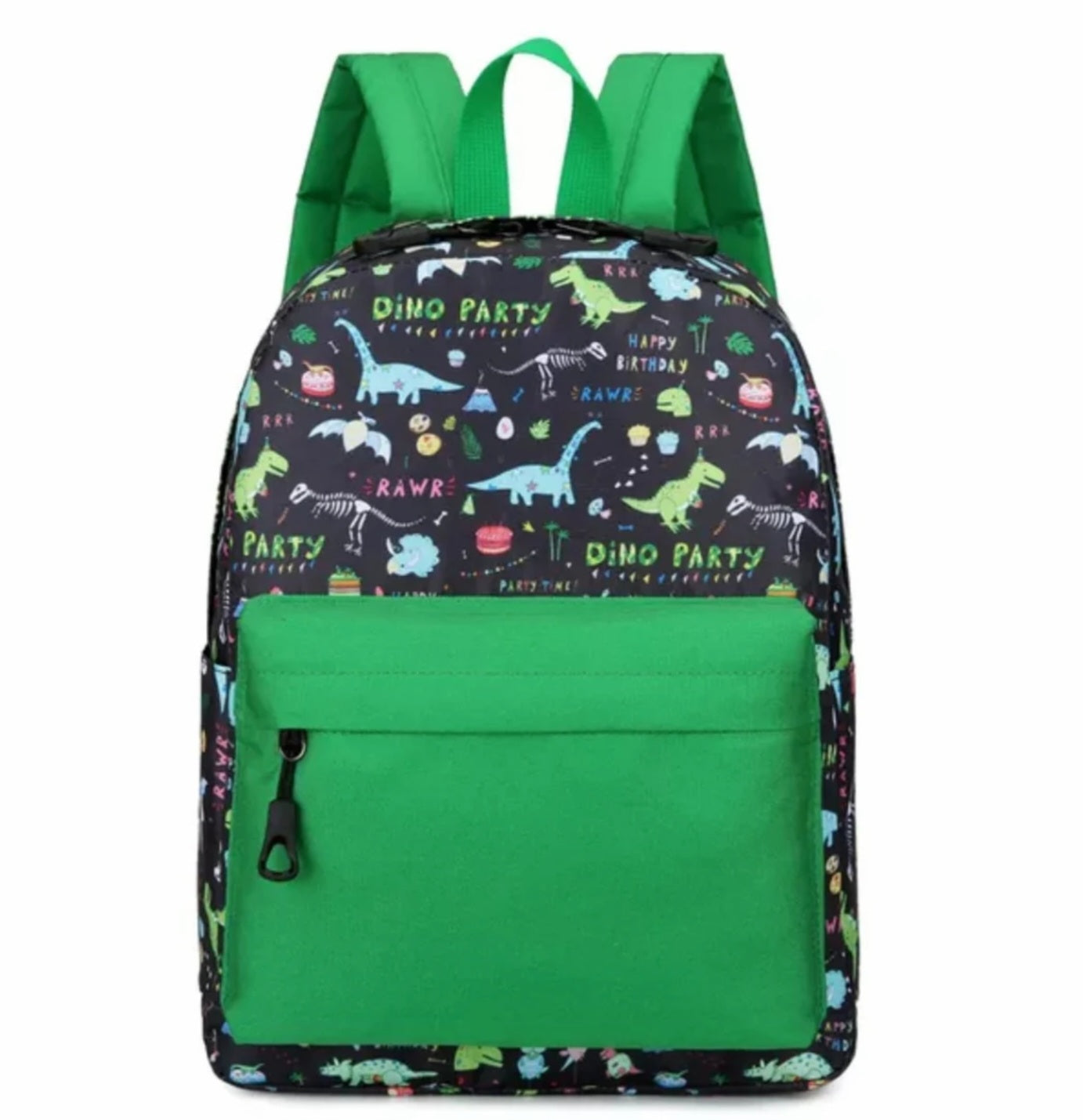 Schulrucksack personalisierbar bunte Dinosaurier