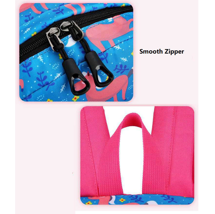 Schulrucksack personalisierbar bunte Dinosaurier