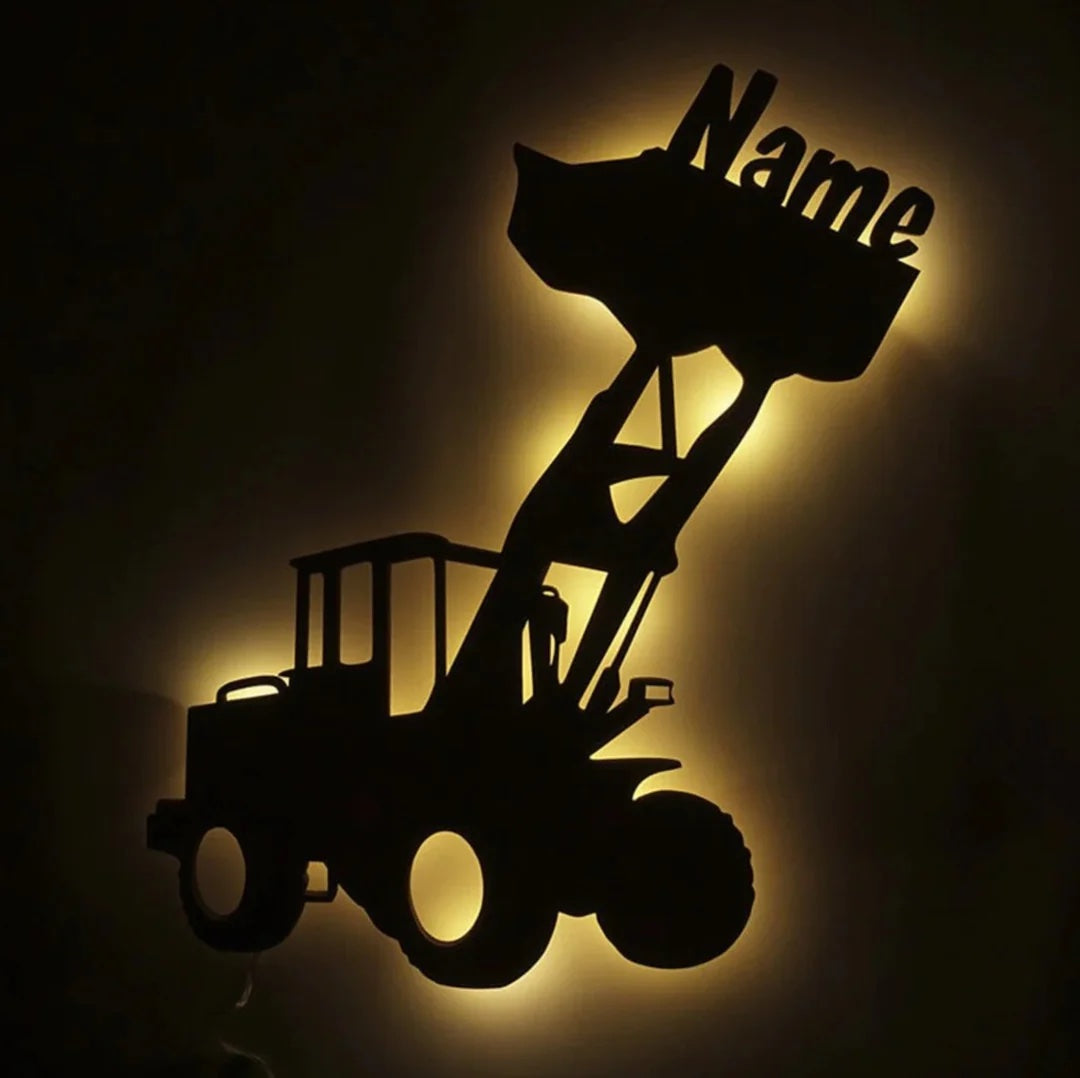 Personalisierbare Lampe Traktor