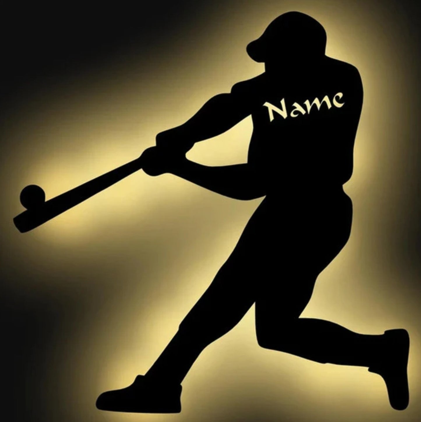 Personalisierbare Lampe Baseball