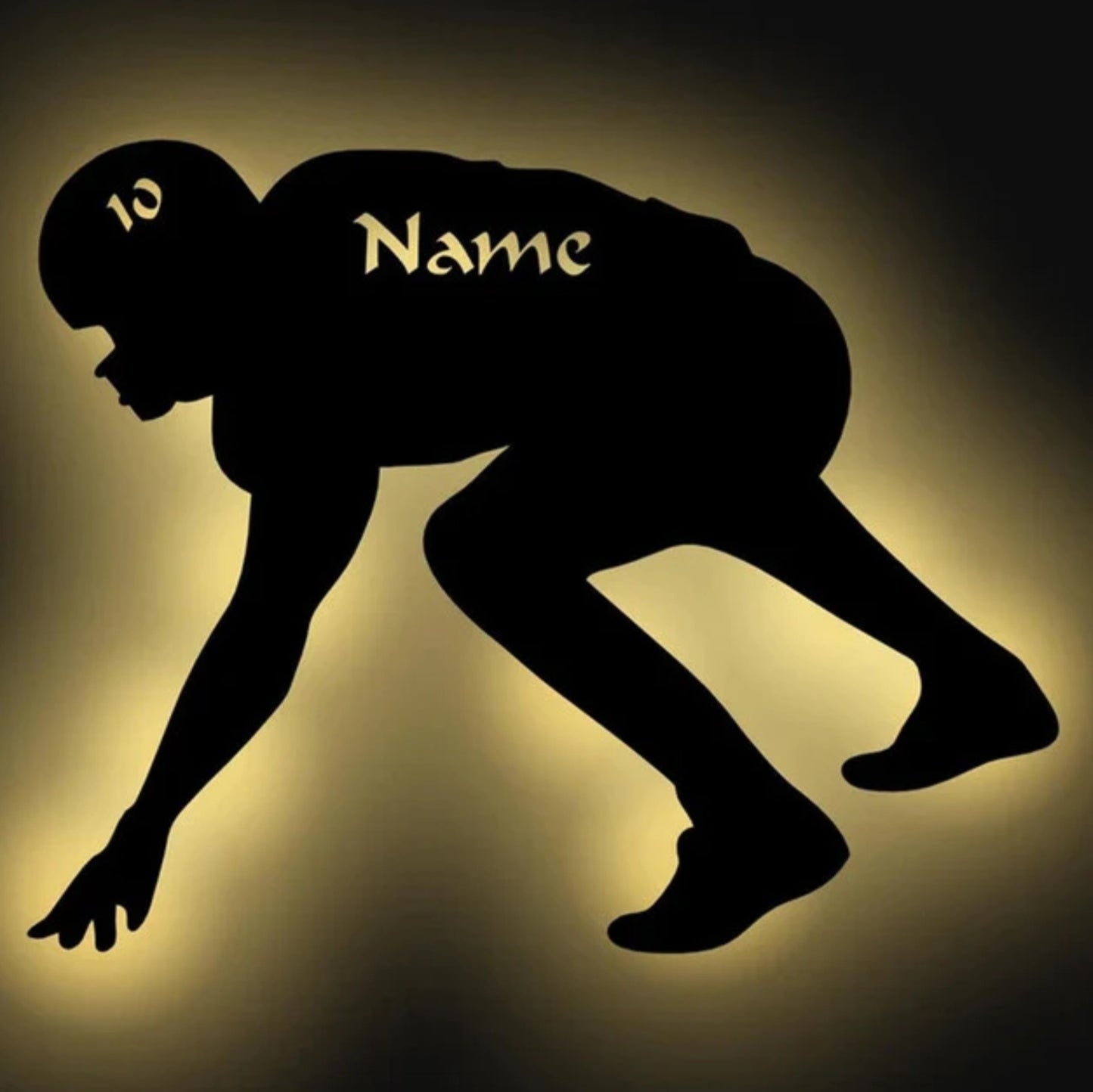 Personalisierbare Lampe American Football