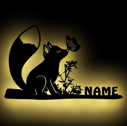 Personalisierbare Lampe Fuchs