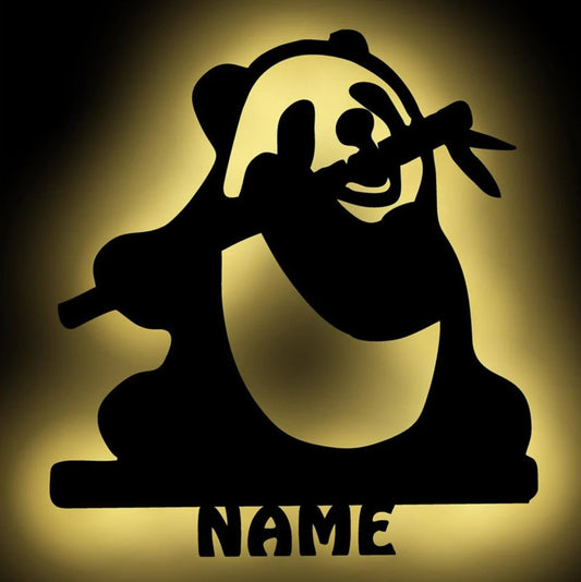 Personalisierbare Lampe Panda