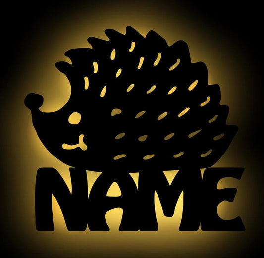 Personalisierbare Lampe Igel