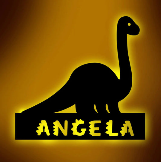 Personalisierbare Lampe Brachiosaurus