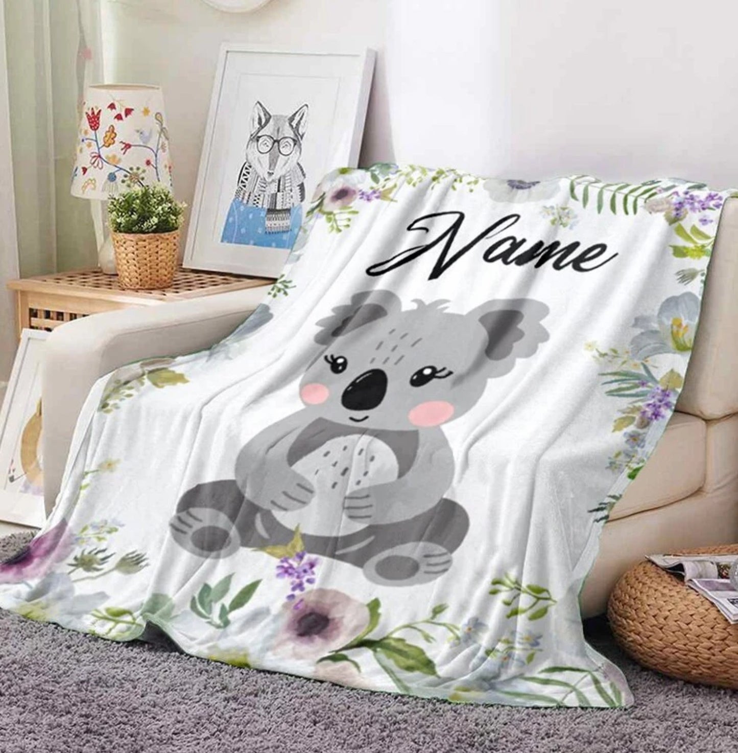 Namensdecke mit Koala
