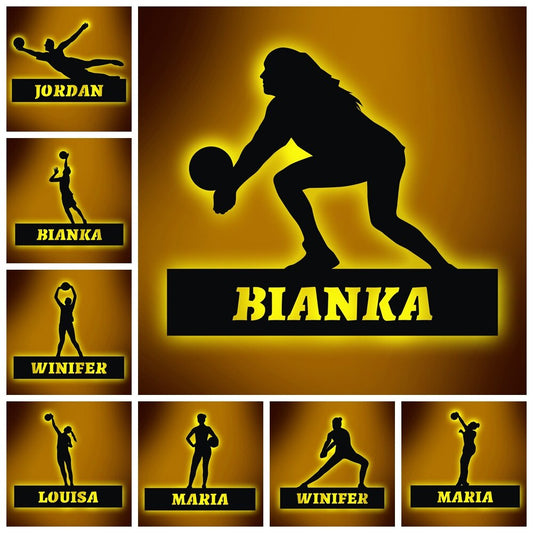 Personalisierte Lampe Volleyball
